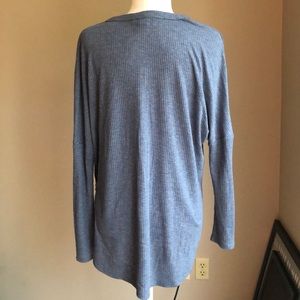 AGB Tops - AGB Waffle Knit Tie Front Top AGB Tops - AGB Waffle Knit Tie Front Top